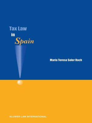 cover image of Tax Law in Spain
